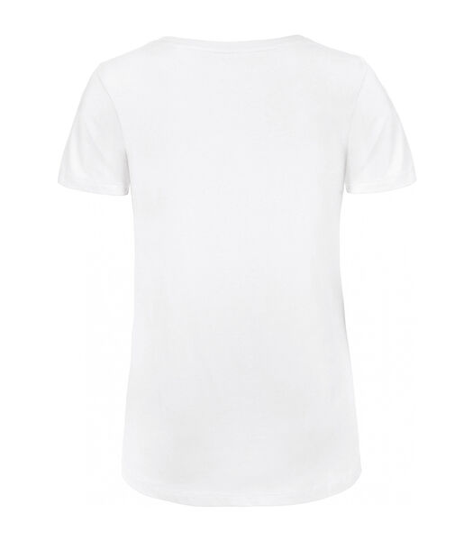 Dames-T-shirt met v-hals Organic Inspire