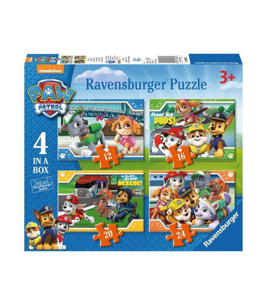 puzzle Paw Patrol 4puzzels 12+16+20+24p