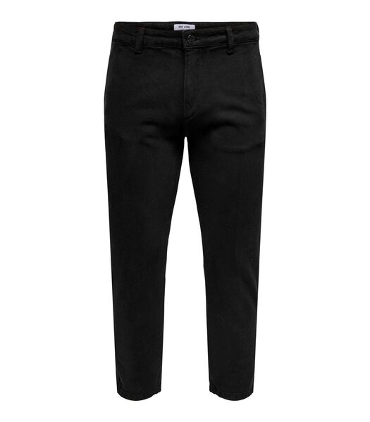 Avi Beam Chino Twill Broek - Zwart