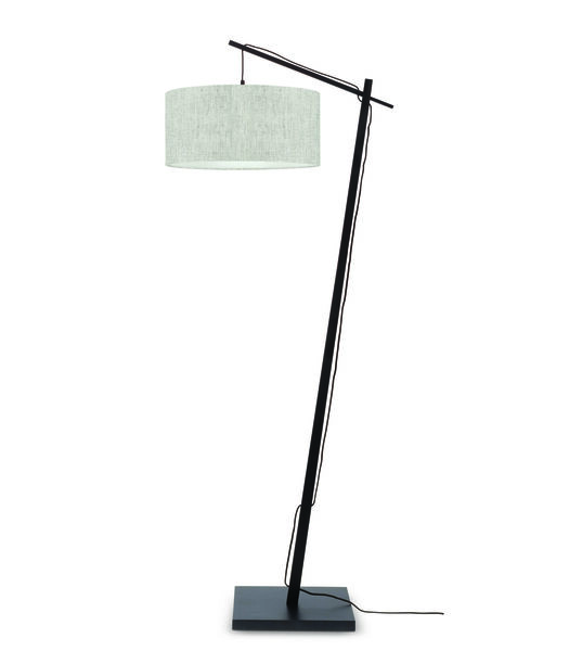 Vloerlamp Andes - Zwart/Naturel - 72x47x176cm