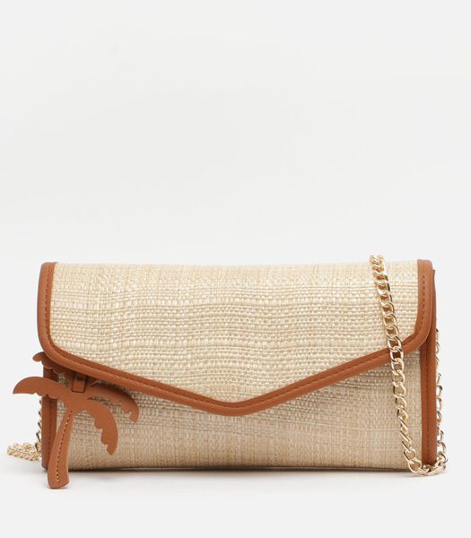 Sac en raphia Pal Light Brown