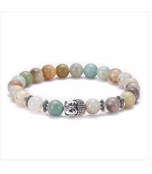 Bracelet équilibre "bouddha" en amazonite