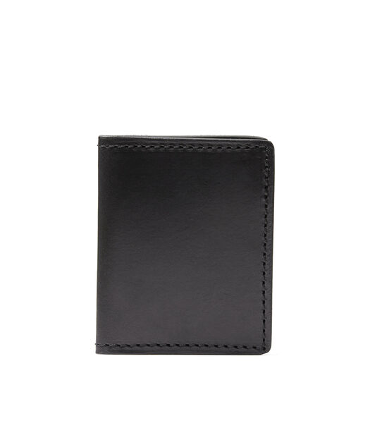 Porte-cartes en cuir noir New York style