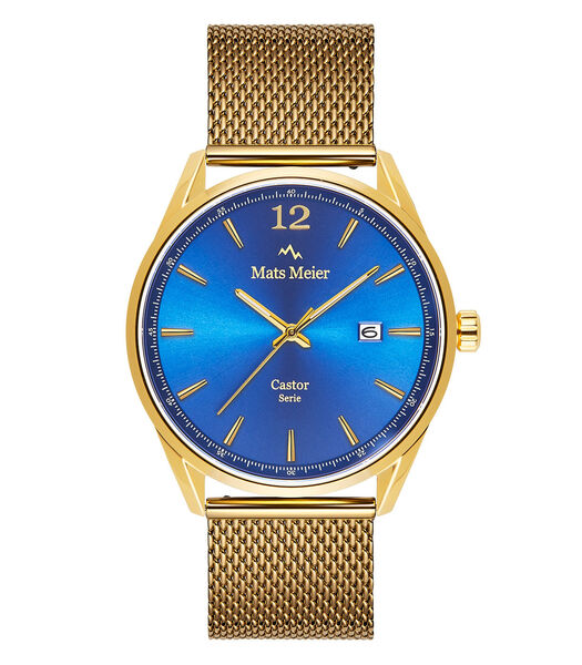 Castor Horloge goudkleurig MM01010