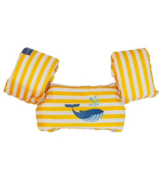 Geel-Wit Whale Puddle Jumper 2-6 years