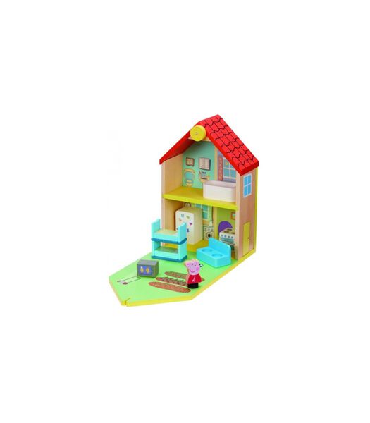 Wooden Family Home (With Figures & Accessories)