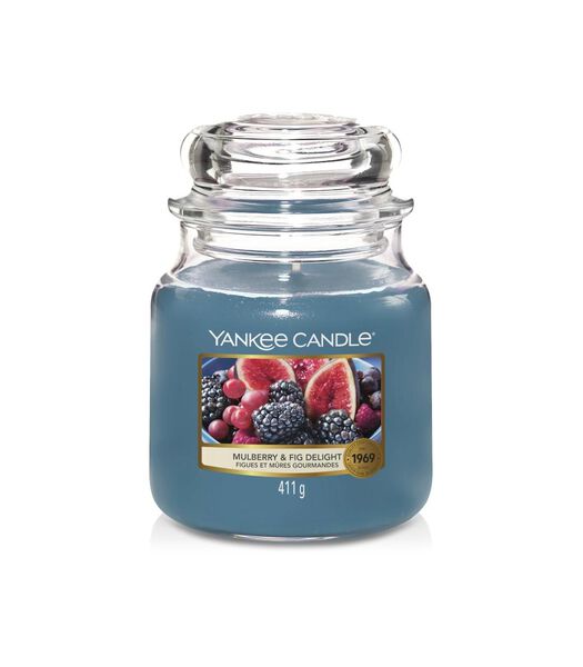 Bougie parfumée  Moyenne Mulberry & Fig Delight - 13 cm / ø 11 cm