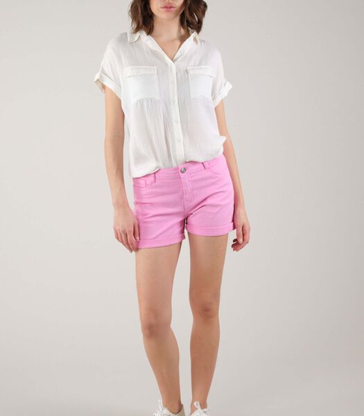 CERISE - Short slim uni pour femme