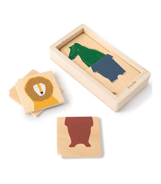 Houten combo dierenpuzzel