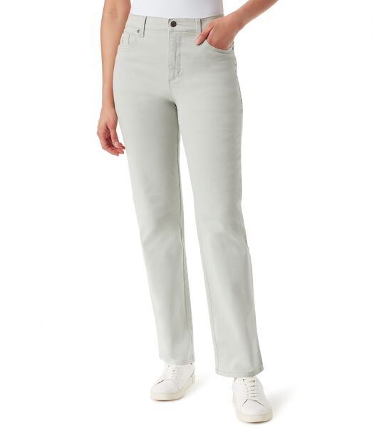 Amanda High Rise Straight Jeans | Mineral Moss
