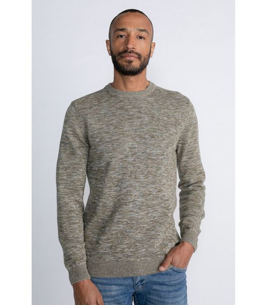 Pullover Trui Melange Groen