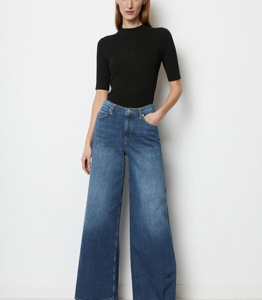jeans met hoge taille