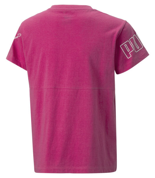 T-shirt fille Power Colorblock