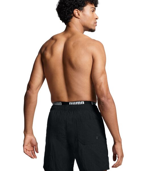 Short de bain utilitaire Mid Shorts pour homme Noir