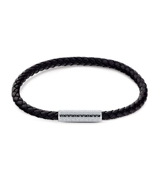 Calvin Klein armband zwart leer 35000101