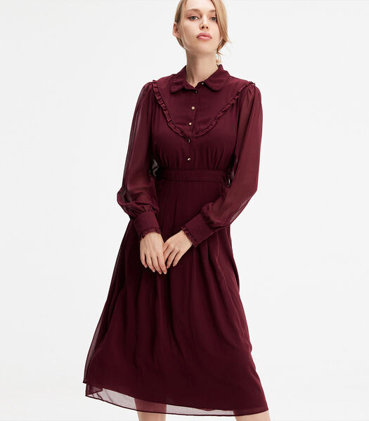 Mousseline blouse-dress