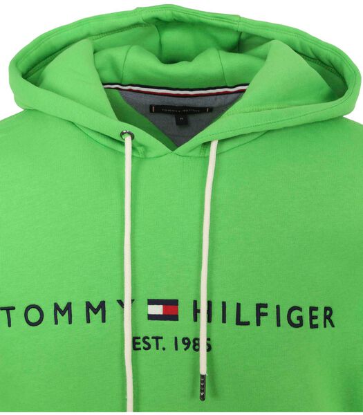 Tommy Hilfiger Sweater à Capuche Vert Vif