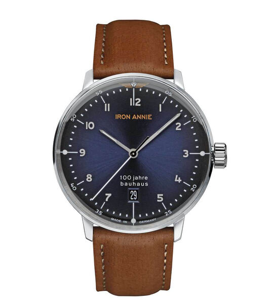 BAUHAUS Horloge - Blauw - 40 mm - I-5046-3