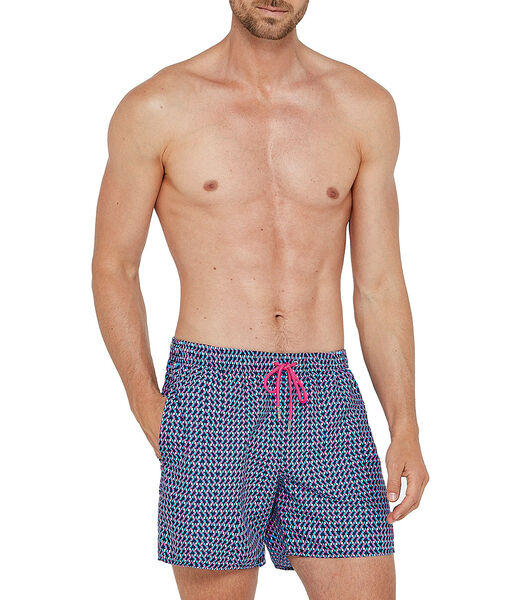 Zwemshort met moderne print Beausoleil