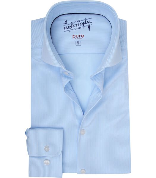 H.Tico The Functional Shirt Strepen Blauw