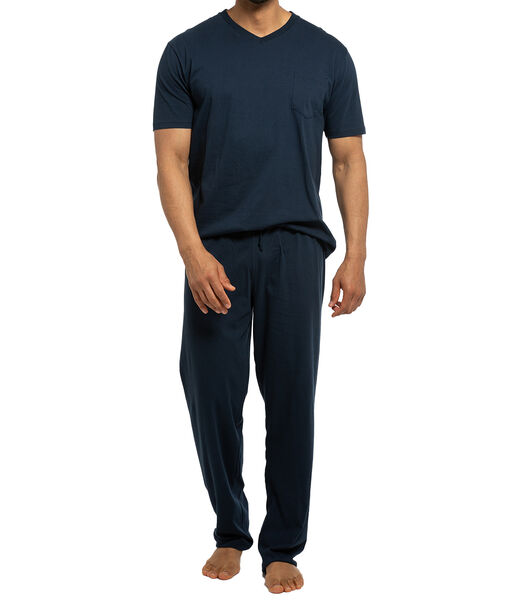 Organic Cotton - pyjama t shirt met broek lang