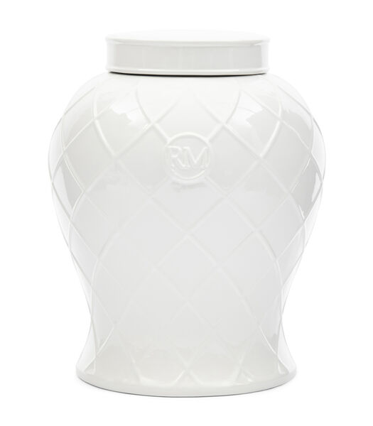 Pot blanc, Pot de fleurs - RM Piombino Ginger - Porcelaine