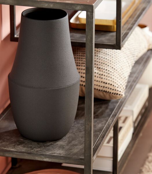Vase Alen - Noir - 20x20x36.5cm