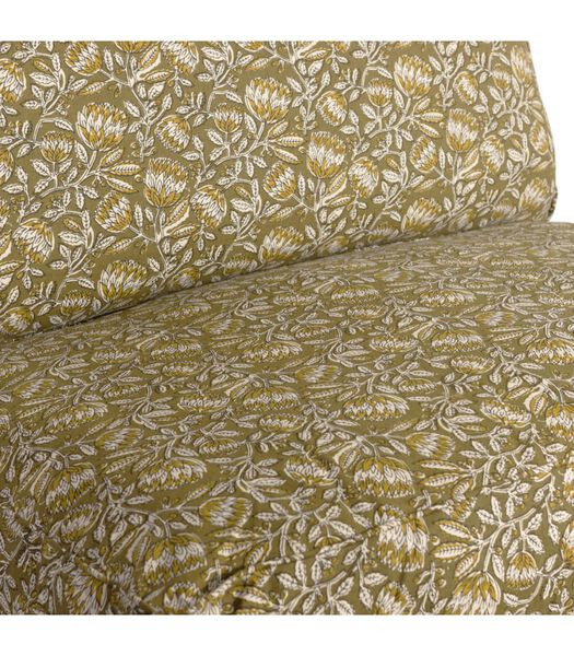 Coussin - Coton - Vert - 90x40x14/90x80x14  - Bloom