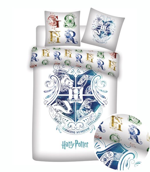 Housse de couette Harry Potter White Coton