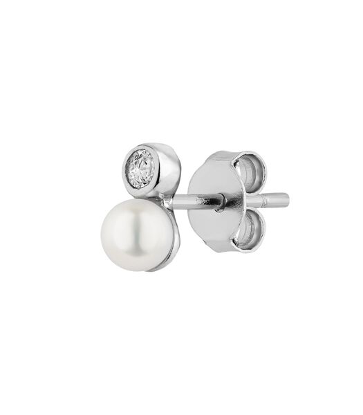 BOUCLE D'OREILLE INDIVIDUELLE EN ARGENT MEHETIA