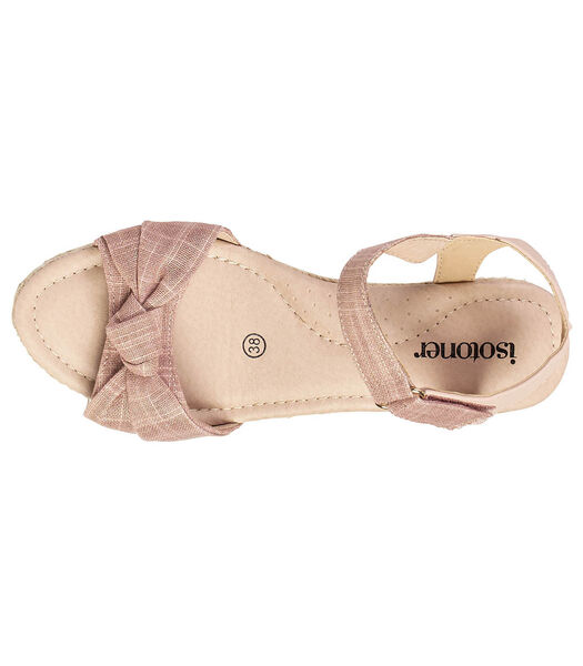 Sandalen met sleehak