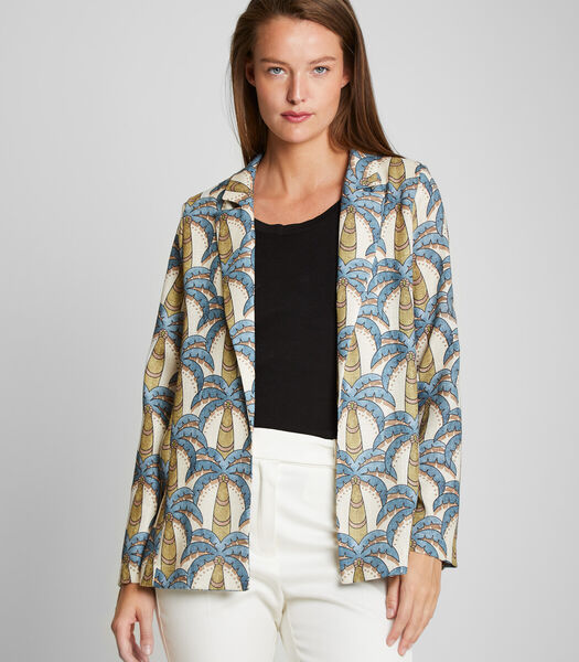 Palmboom Blazer Veelkleurig