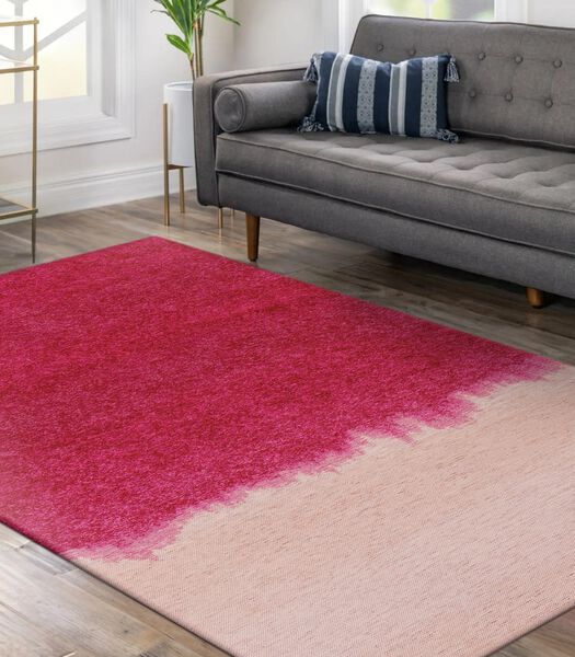 Tapis de salon moderne tissé plat BURST