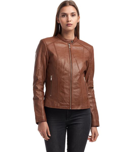 ANGELINA Veste biker Angelina en cuir