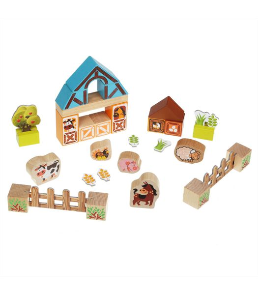 Ensemble de jeu en bois Ferme