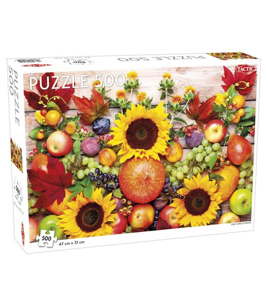 Huzzle  Fruits et Fleurs 500 pièces