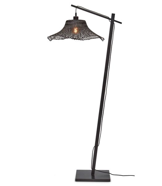 Vloerlamp Ibiza - Bamboe Zwart - 77x50x150cm