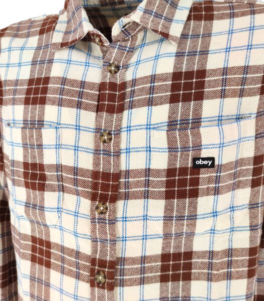 Chemise Arnold Woven Homme Unbleached Multi