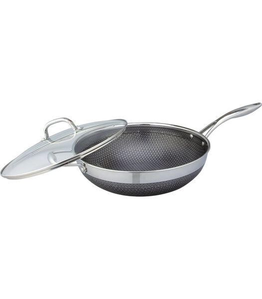 Poêle à wok  Black Signature - ø 32 cm - Revêtement antiadhésif standard