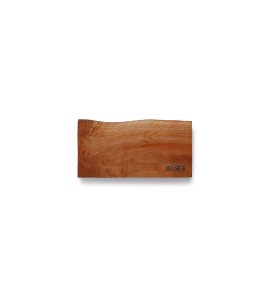 Serveerplank | 35 x 18 cm | Longan hout | Ingefreesde Handgrepen