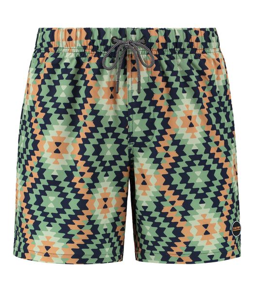 Shiwi Short de Bain Mayan Print Vert