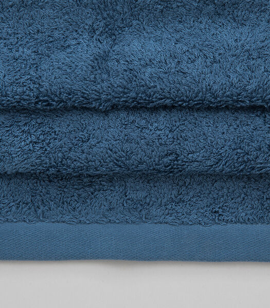 Handdoek Solid 30x50 cm Nachtblauw