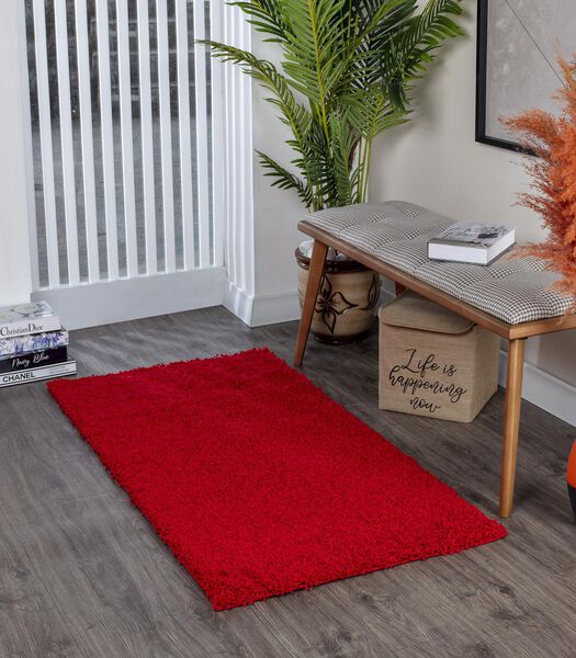 Tapis Shaggy Poil Long Unicolore