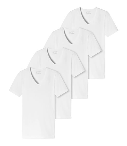 95/5 Coton bio - lot de 4 - t-shirt