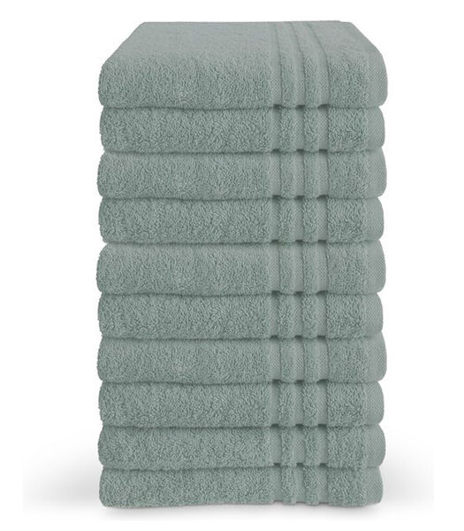 Handdoek 50 x 100 cm Zeeblauw - 10 stuks