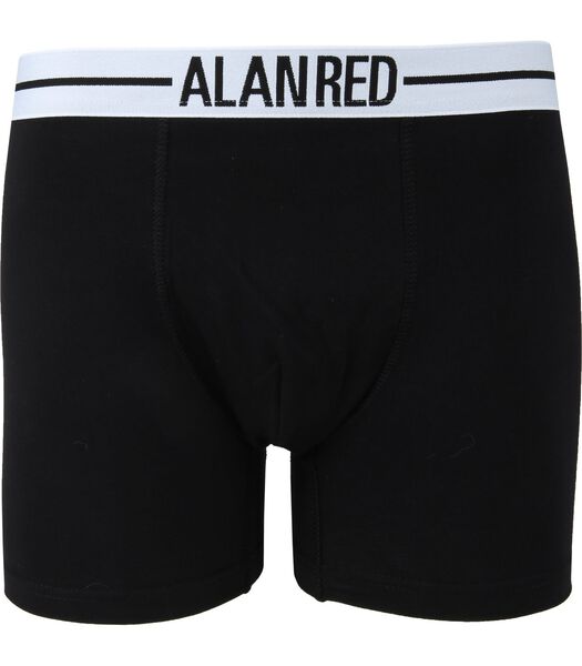 Alan Red Boxer-shorts Lot de 2 Noir