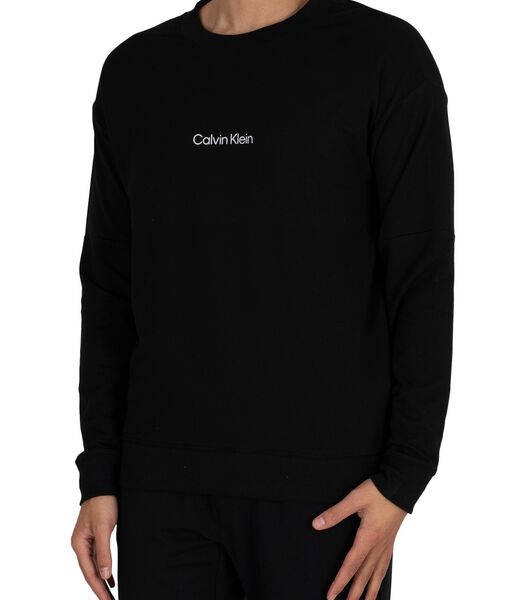 Sweatshirt met moderne structuur Lounge-print