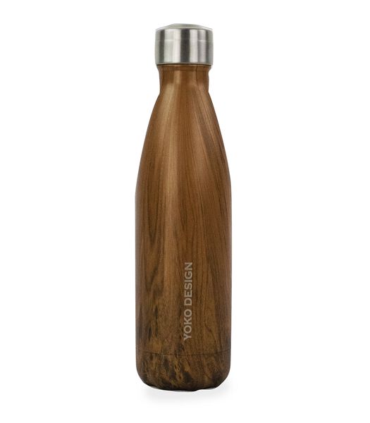 Isothermische fles 500 ml "bois"