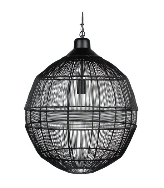 Exclusive Enes Hanglamp - Metaal - Zwart - 33x14x14