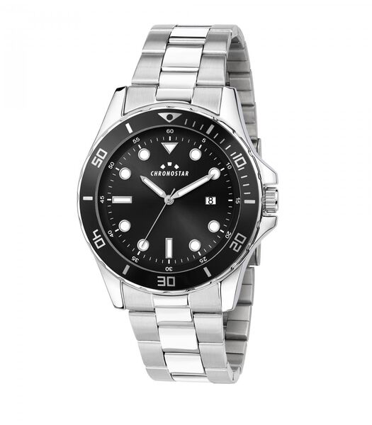 Montre analogique en acier CAPTAIN